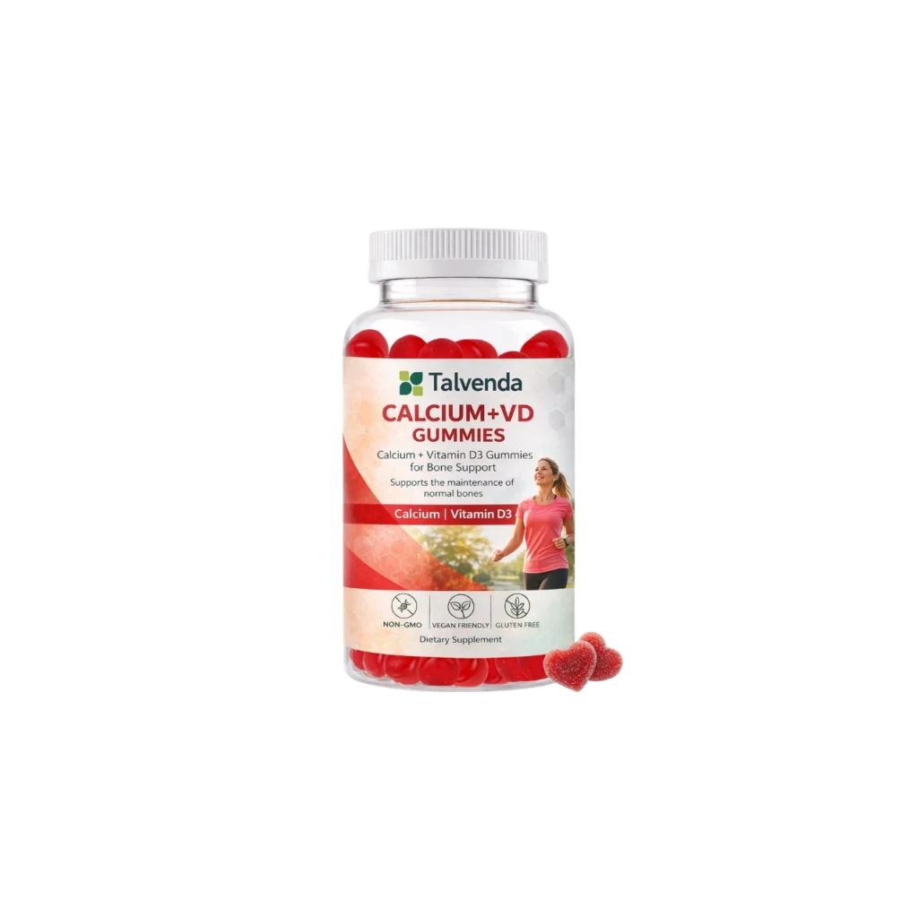 Calcium + Vitamin D3 Gummies for Bone Support