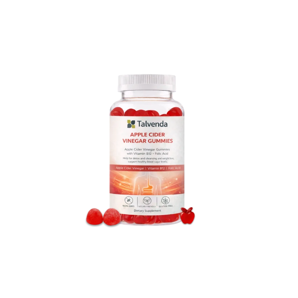 Apple Cider Vinegar Gummies with Vitamin B12 + Folic Acid