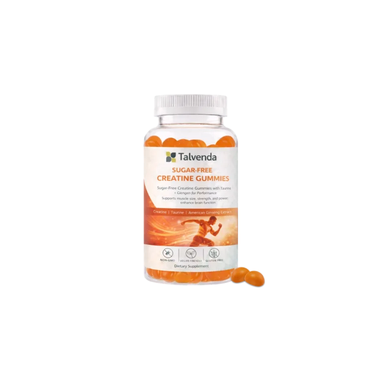 Sugar-Free Creatine Gummies with Taurine + Ginseng for Performance