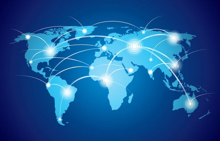 Global manufacturing network map