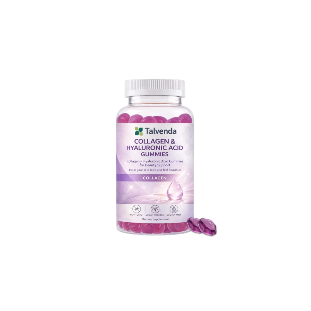 Collagen + Hyaluronic Acid Gummies for Beauty Support