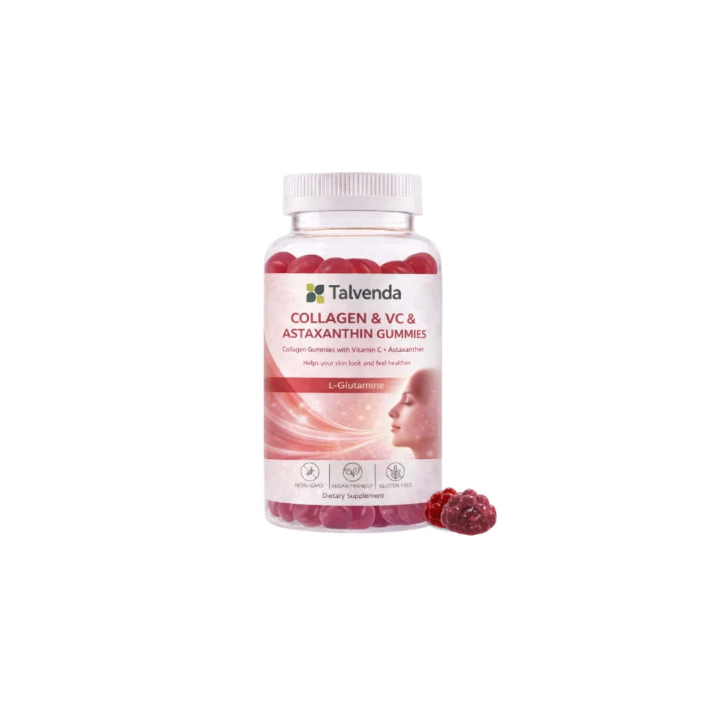 Collagen Gummies with Vitamin C + Astaxanthin for Skin Wellness