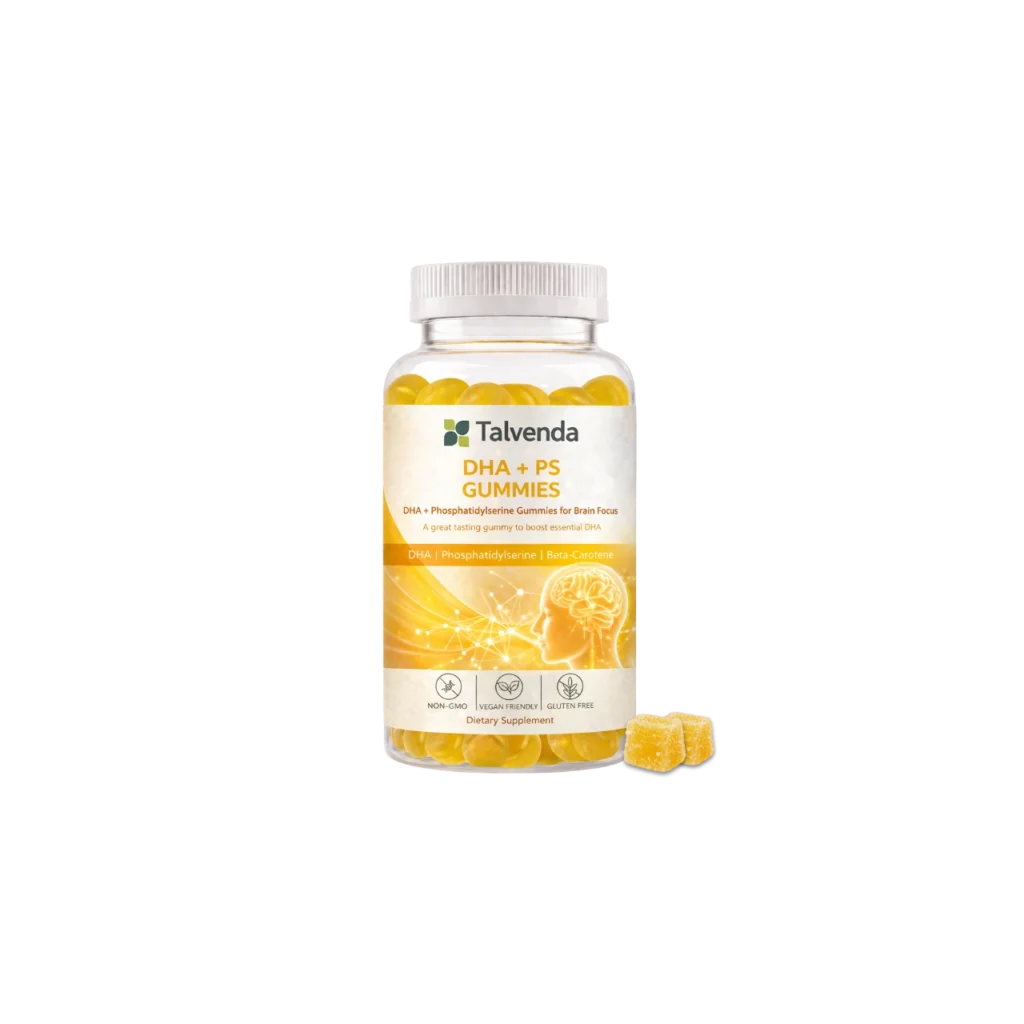 DHA + Phosphatidylserine Gummies for Brain Focus