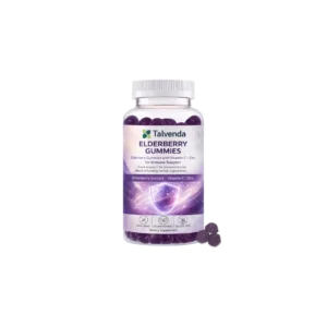 Elderberry Gummies with Vitamin C + Zinc for Immune Support