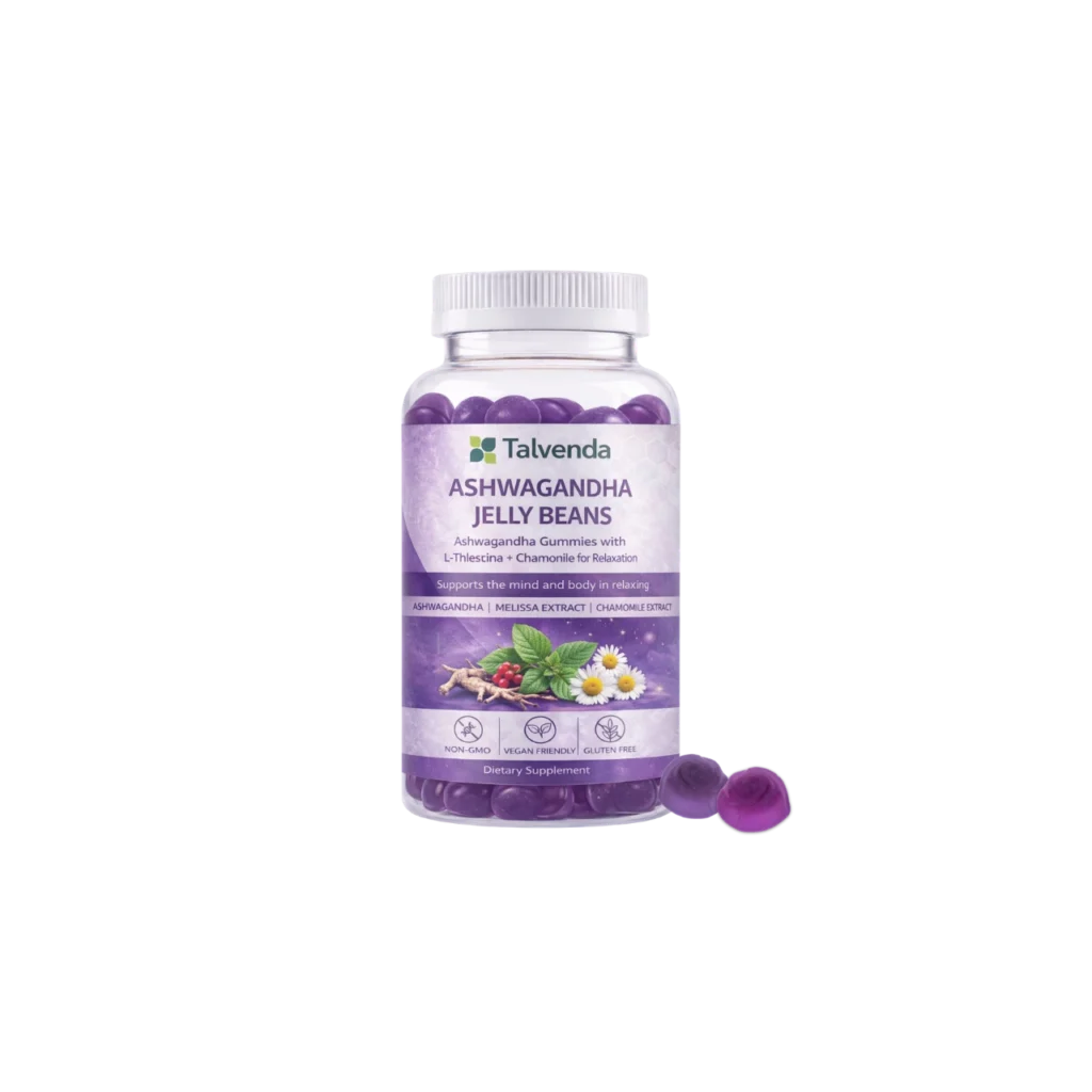 Ashwagandha Gummies with Melissa + Chamomile for Relaxation
