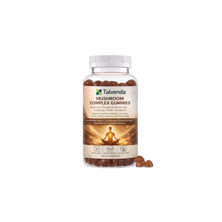 Mushroom Complex Gummies with Cordyceps, Reishi + Kombucha