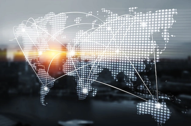 Global market coverage illustration
