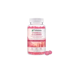 Vitamin D2 + K2 Gummies with Calcium for Bone Health