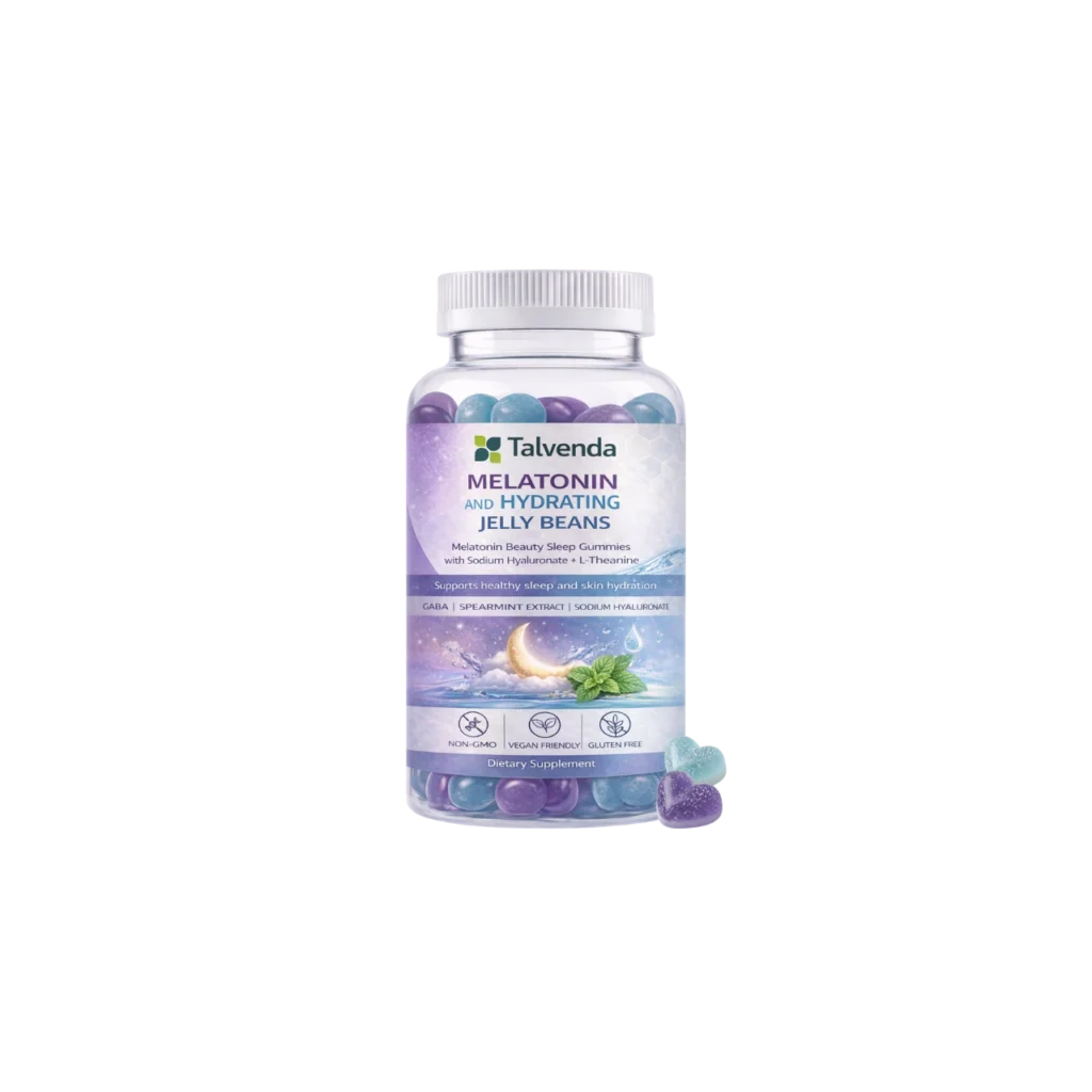 Melatonin Beauty Sleep Gummies with Sodium Hyaluronate + L-Theanine