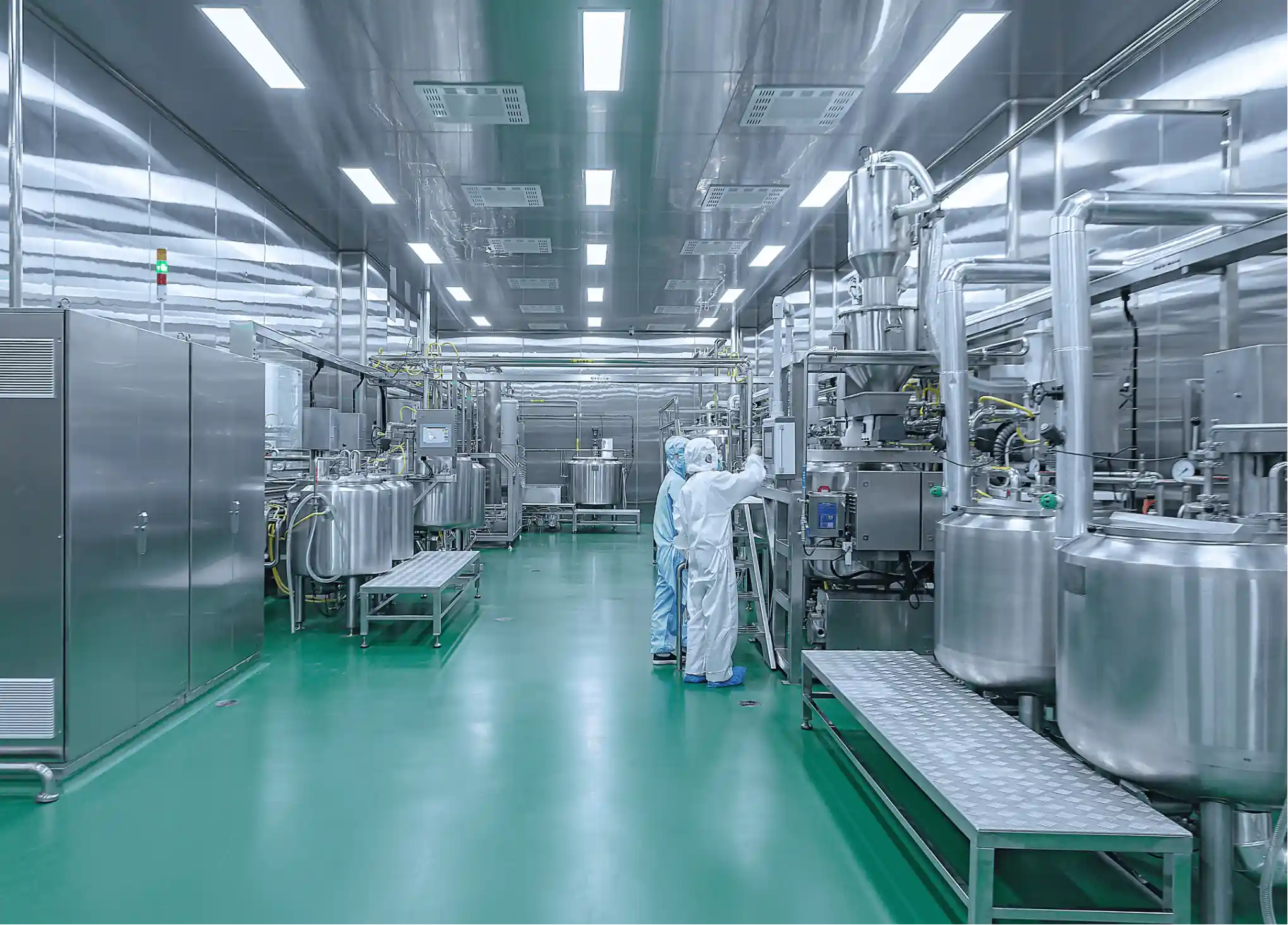 Talvenda GMP facility production line detail