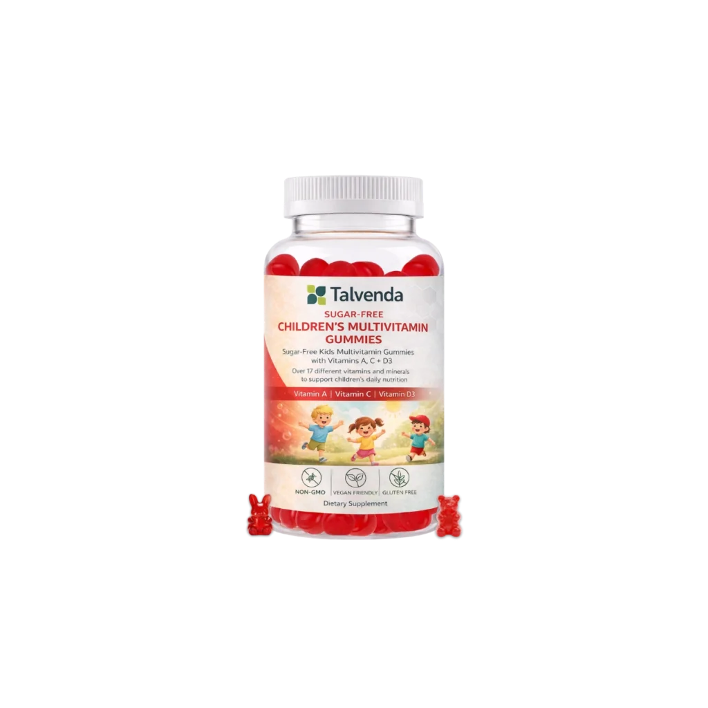 Sugar-Free Kids Multivitamin Gummies with Vitamins A, C + D3