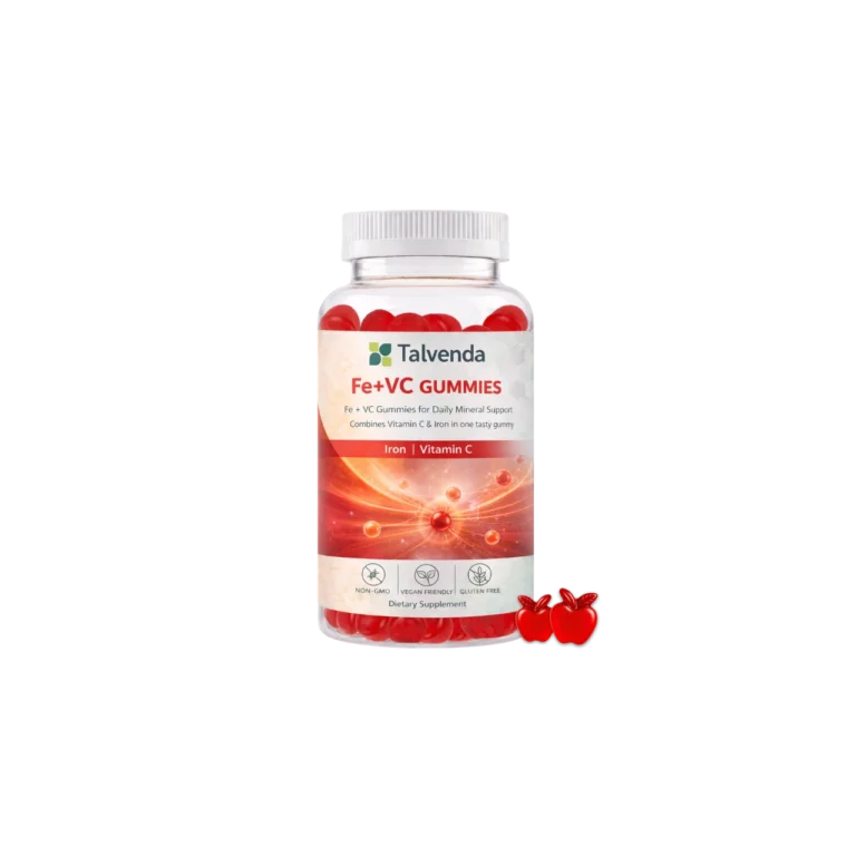 Iron + Vitamin C Gummies for Daily Mineral Support