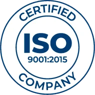 ISO 9001 Certified Quality Management logo