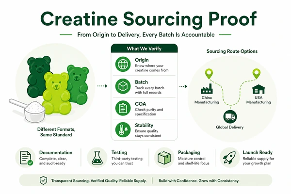 is all creatine made in china sourcing documentation
