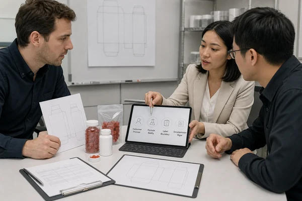 ACV gummy concept evaluation checklist before production