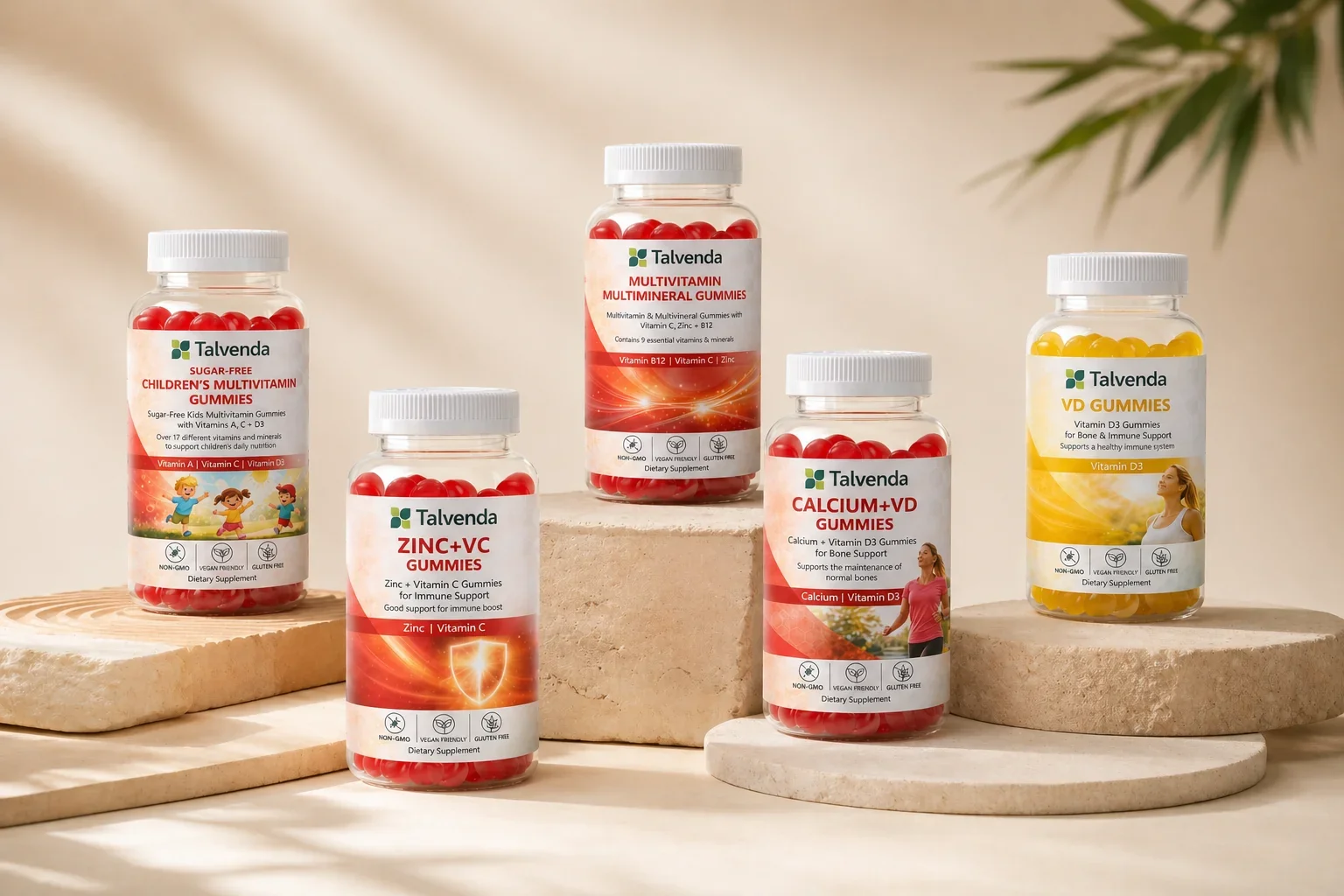 Popular active ingredients for private label gummy formulas