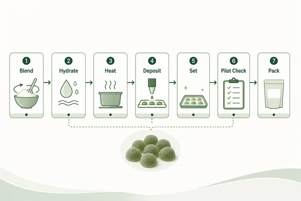 collagen gummy commercial process