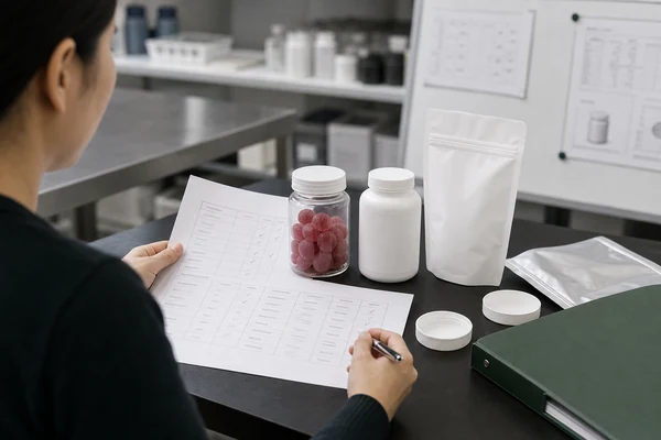 collagen gummy formula brief checklist
