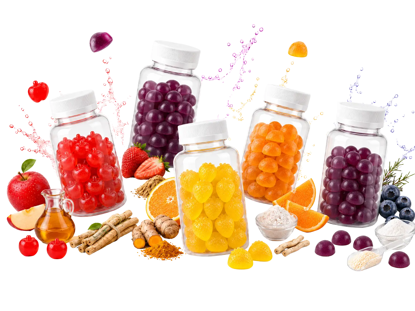 Five in-stock pectin gummy supplements for low MOQ private label launch from 1,000 bottles