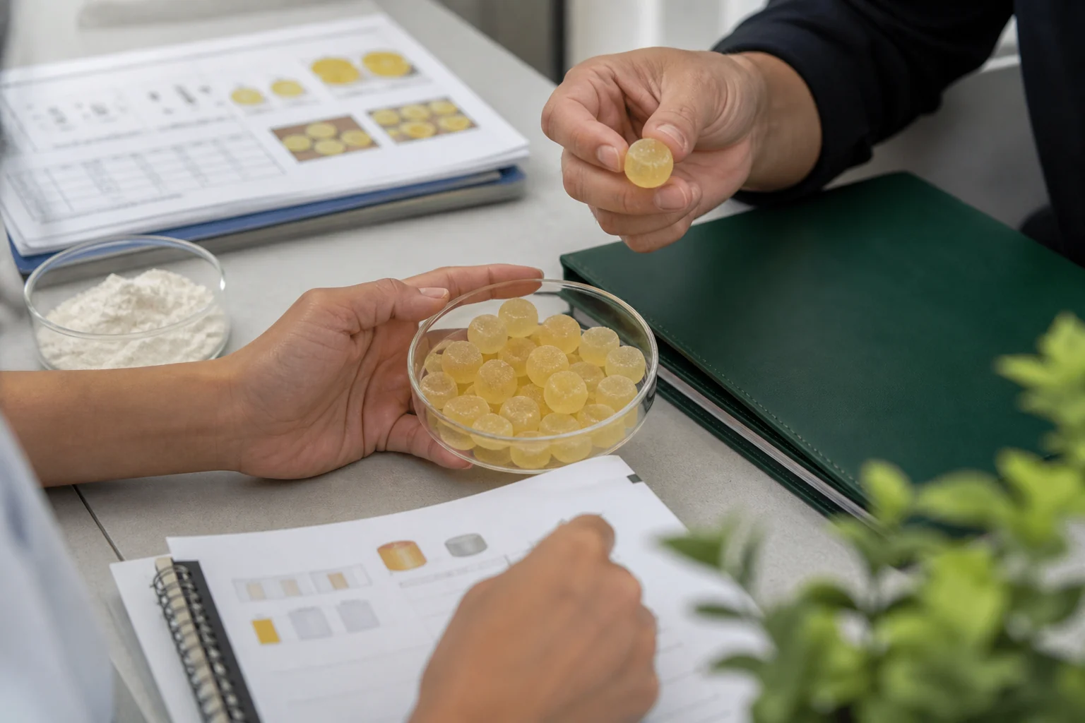 Magnesium glycinate supplement gummies reviewed during formulation planning