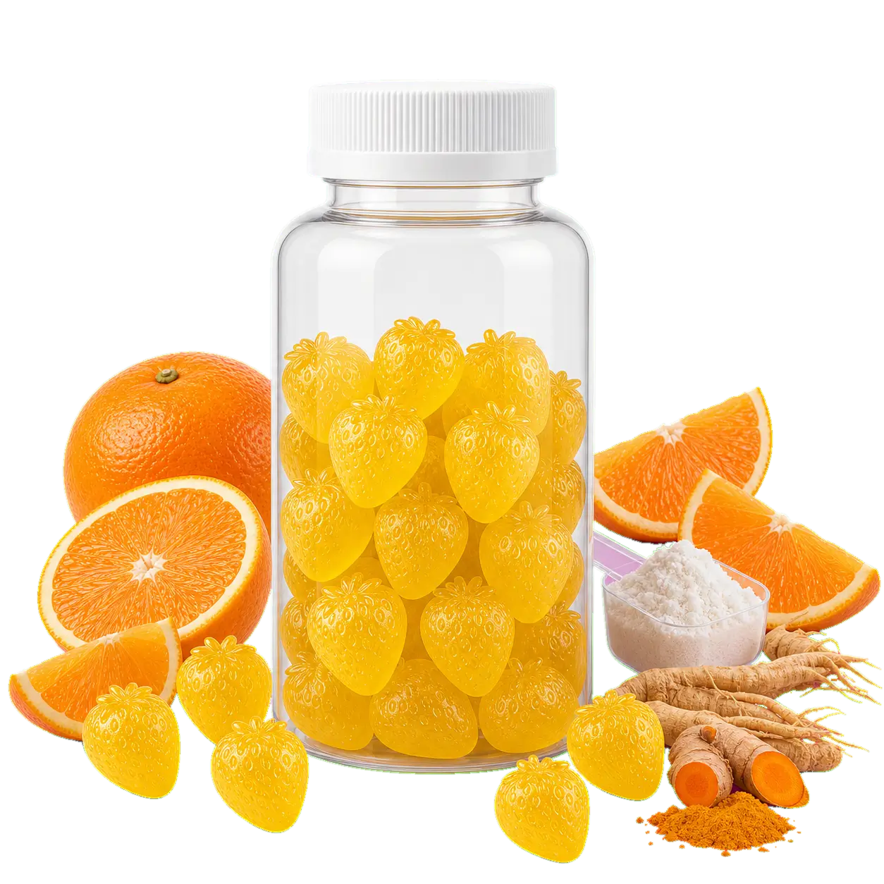 Pectin Sugar-Free Creatine Gummies - private label gummy supplement manufacturer, 60-count 250 cc bottle