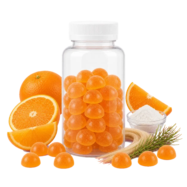 Pectin sugar-free biotin gummies for private label beauty supplement launches