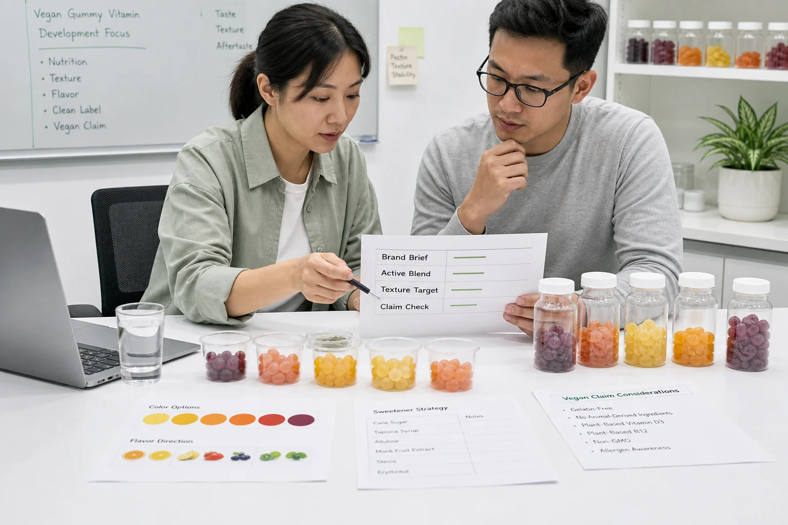 vegan gummy vitamin supplements brand brief
