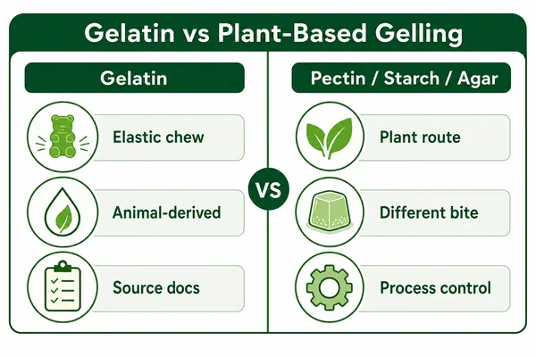 what is gelatin in gummies made from collagen source