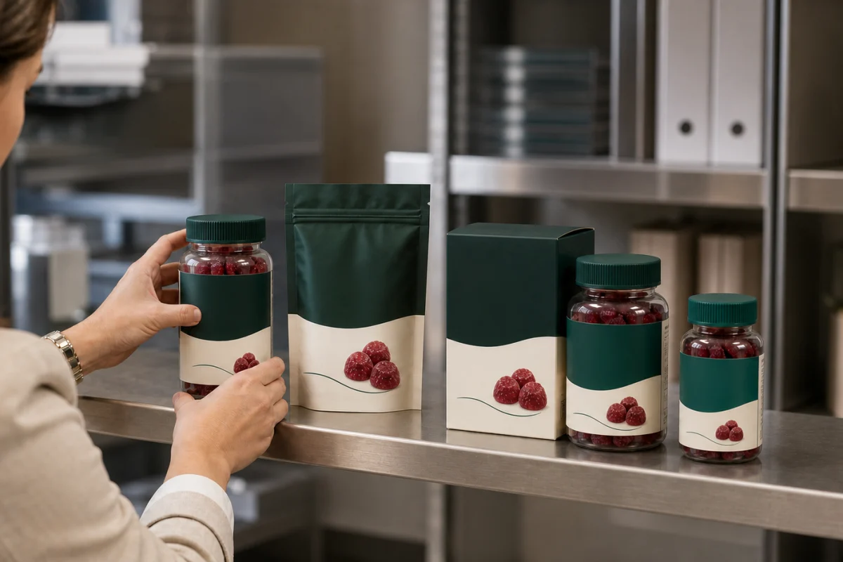 Four immune gummy market positions in a packaging review