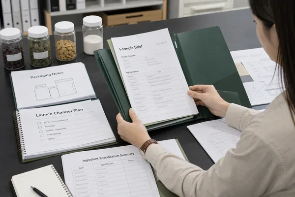Botanical gummy documentation checklist