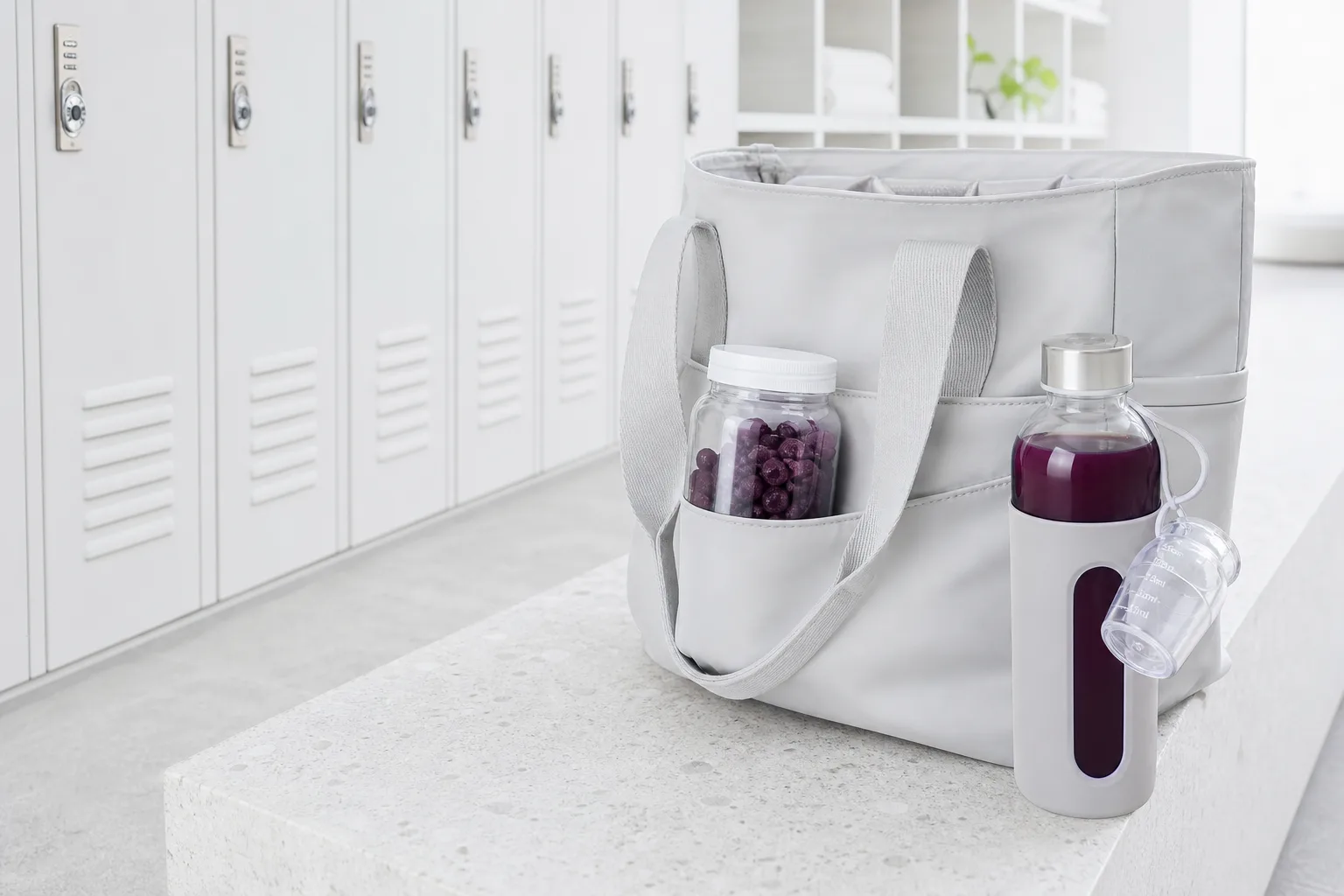 Daily routine choice between elderberry gummies and syrup