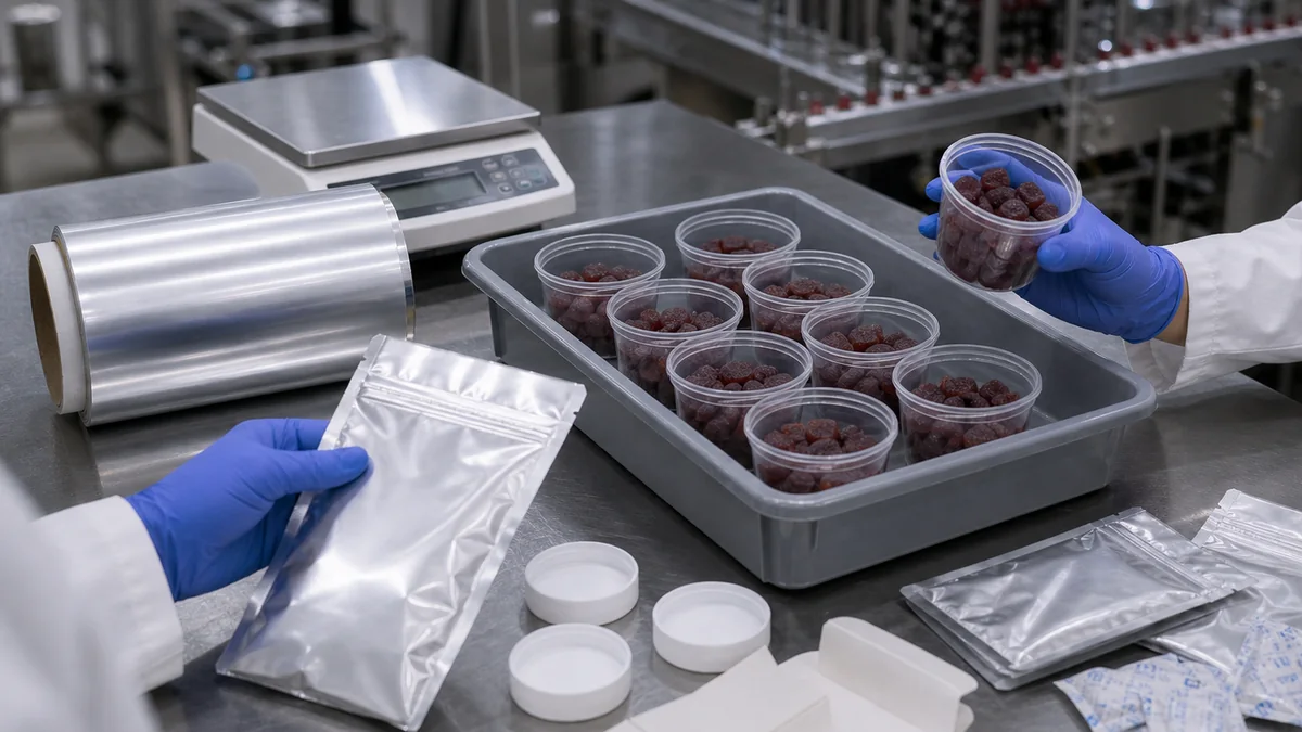 GMP checks for gummy supplement manufacturing projects