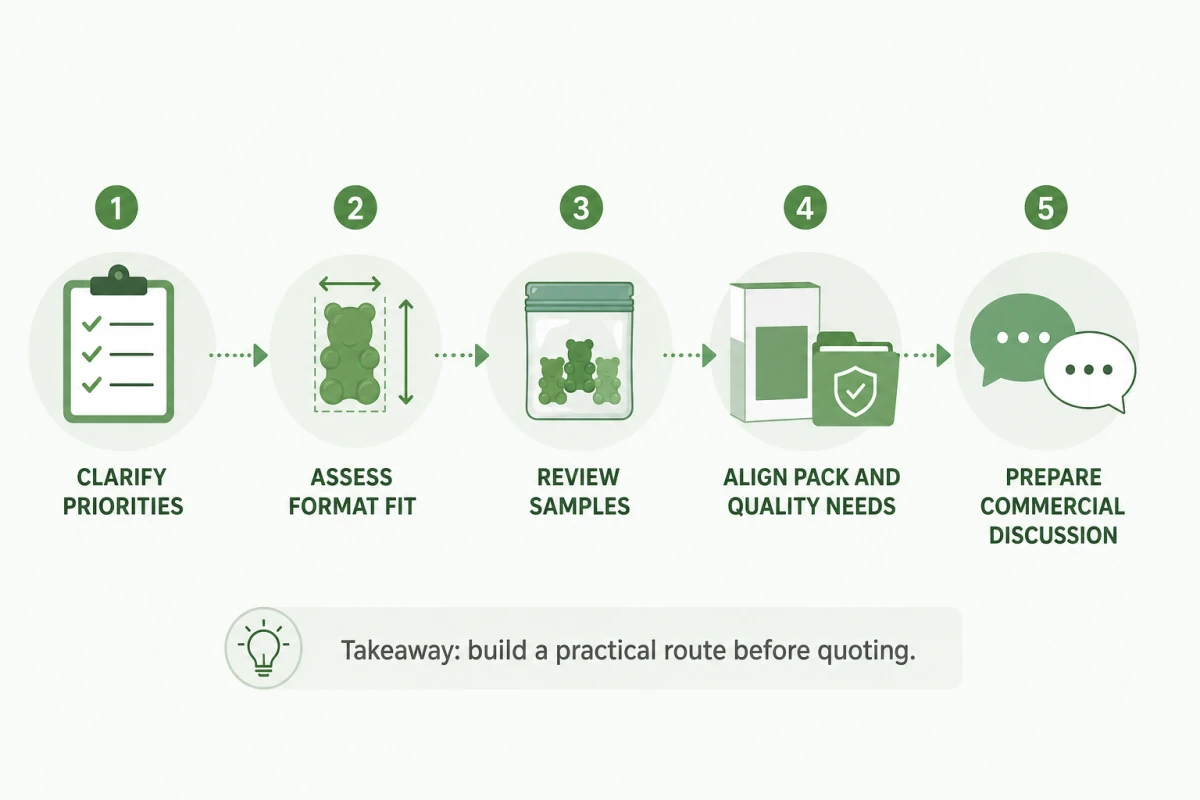 Talvenda greens gummies project evaluation workflow
