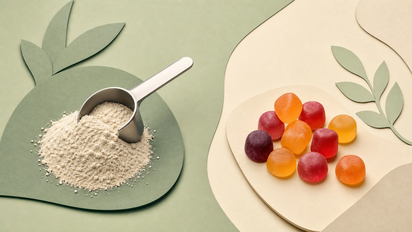 powdered vitamins vs gummies
