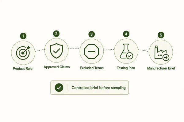 Weight management supplement launch control checklist