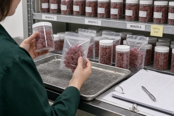 probiotic gummy stability challenge for private label brands