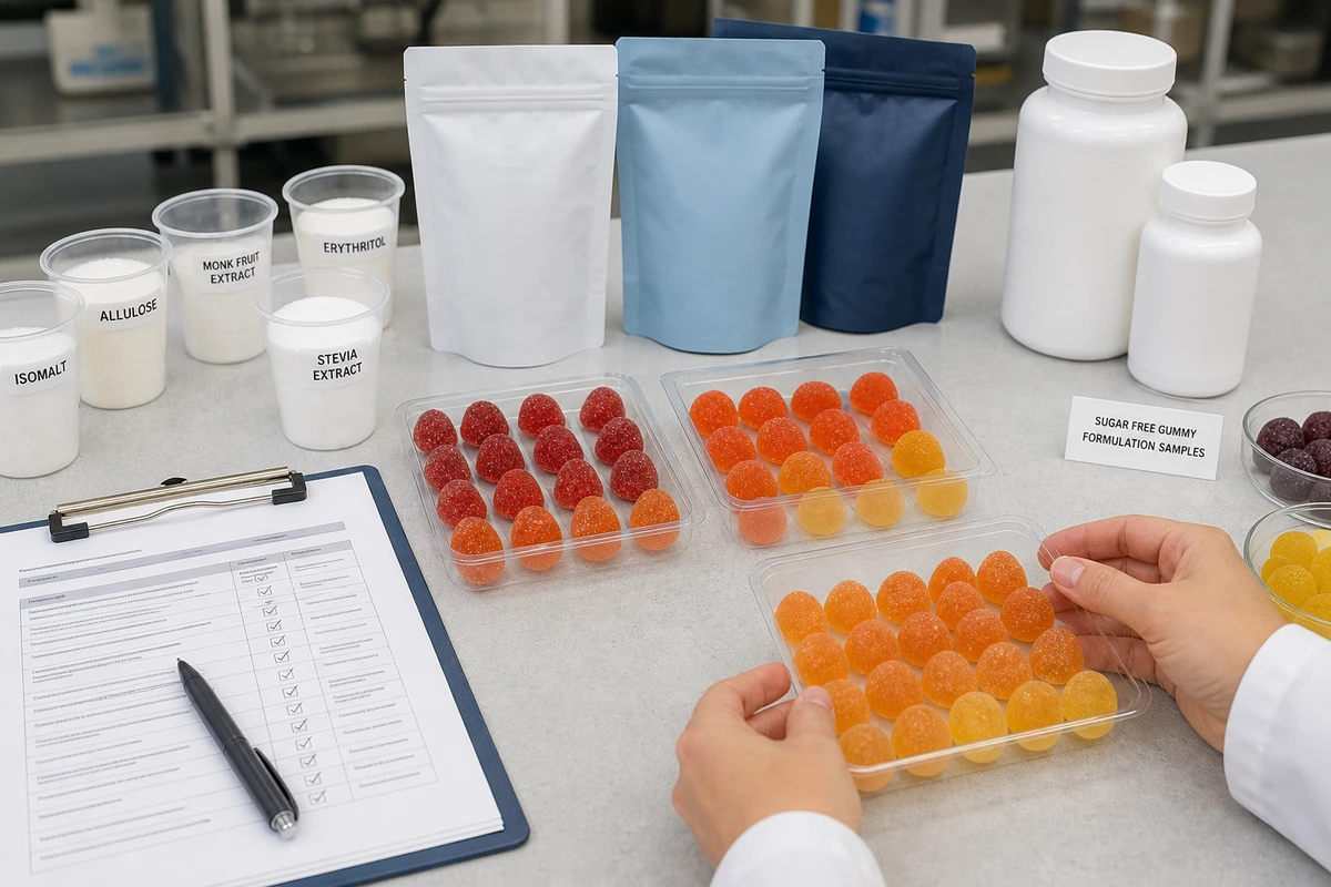 Sugar free gummy supplement manufacturing feasibility