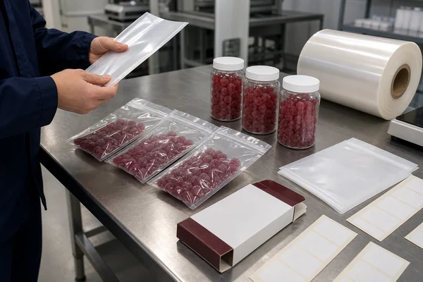 Gummy supplement manufacturing quality assurance line review